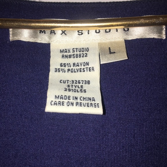 Navy blue and black bandage dress. - Picture 3 of 4